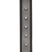 
Solid Antique Brass Hardware & Heavy-Duty Dual Zipper Detail on Manovo Volnerfleer Belt voor Heren