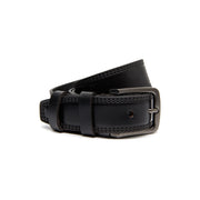 
Manovo Volnerfleer Belt voor Heren in klassiek 100% volnerfleer - Full Exterior Vooraanzicht & getailleerd silhouet | Online kopen