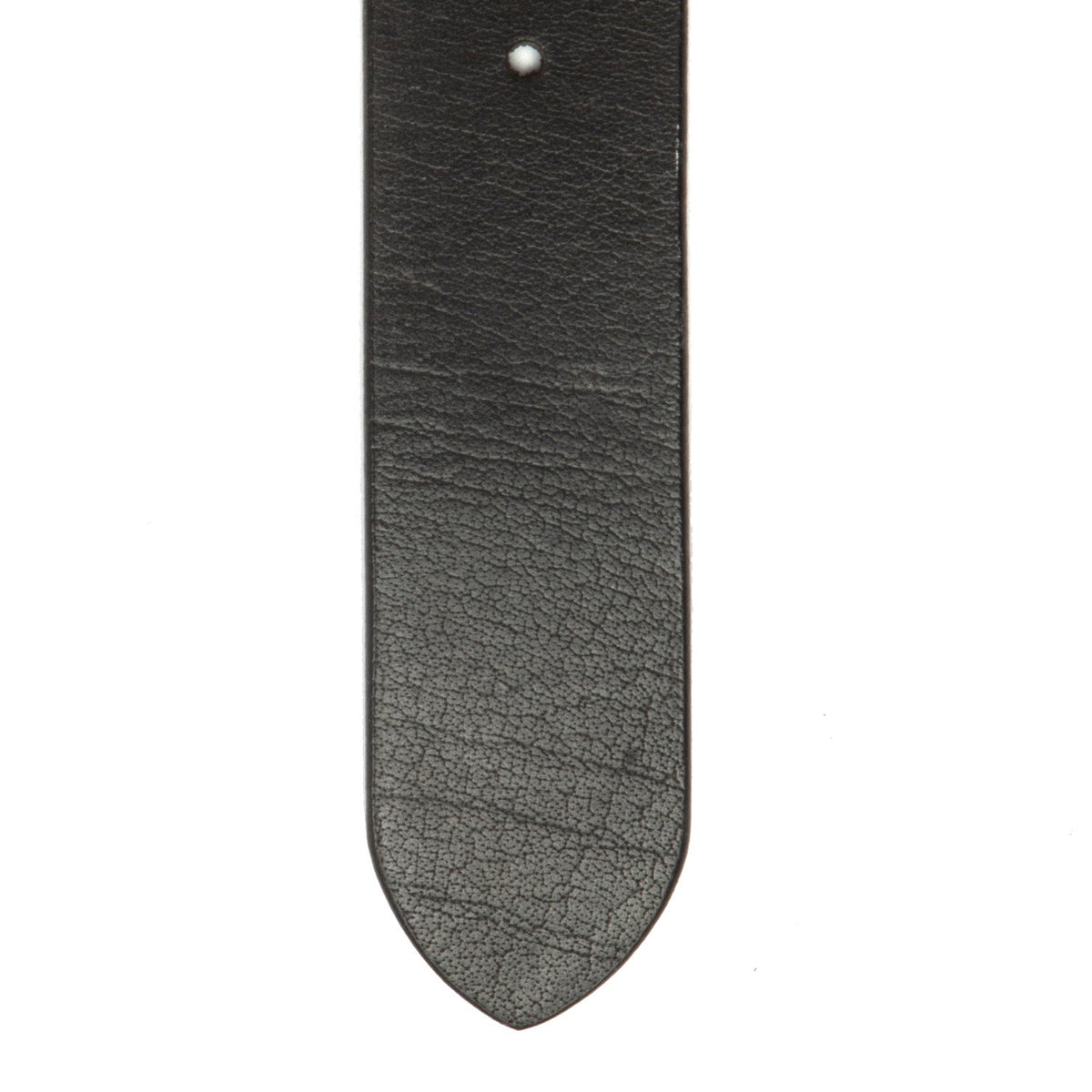 Solid Antique Brass Hardware &amp; Heavy-Duty Dual Zipper Detail on Morrison Full-Grain Leather Belt voor Heren