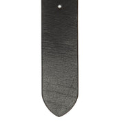 Solid Antique Brass Hardware &amp; Heavy-Duty Dual Zipper Detail on Morrison Full-Grain Leather Belt voor Heren
