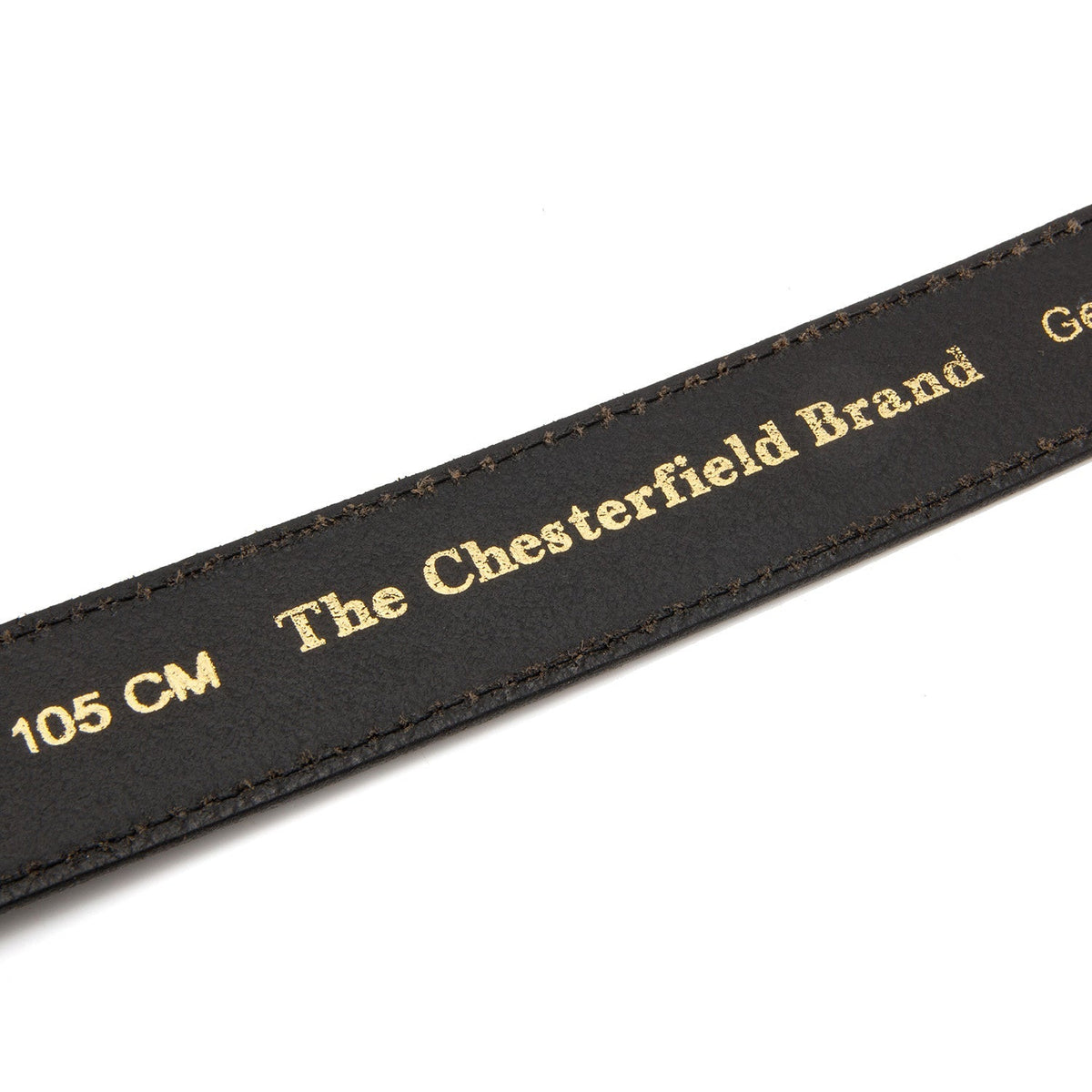 Lichtbruinaro Full-Grain Leather Belt voor Heren - Structured Side Profile Showing Gusset Depth &amp; Expansion Capacity
