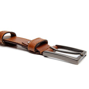 Lichtbruinaro Full-Grain Leather Belt voor Heren – alternate product view 2