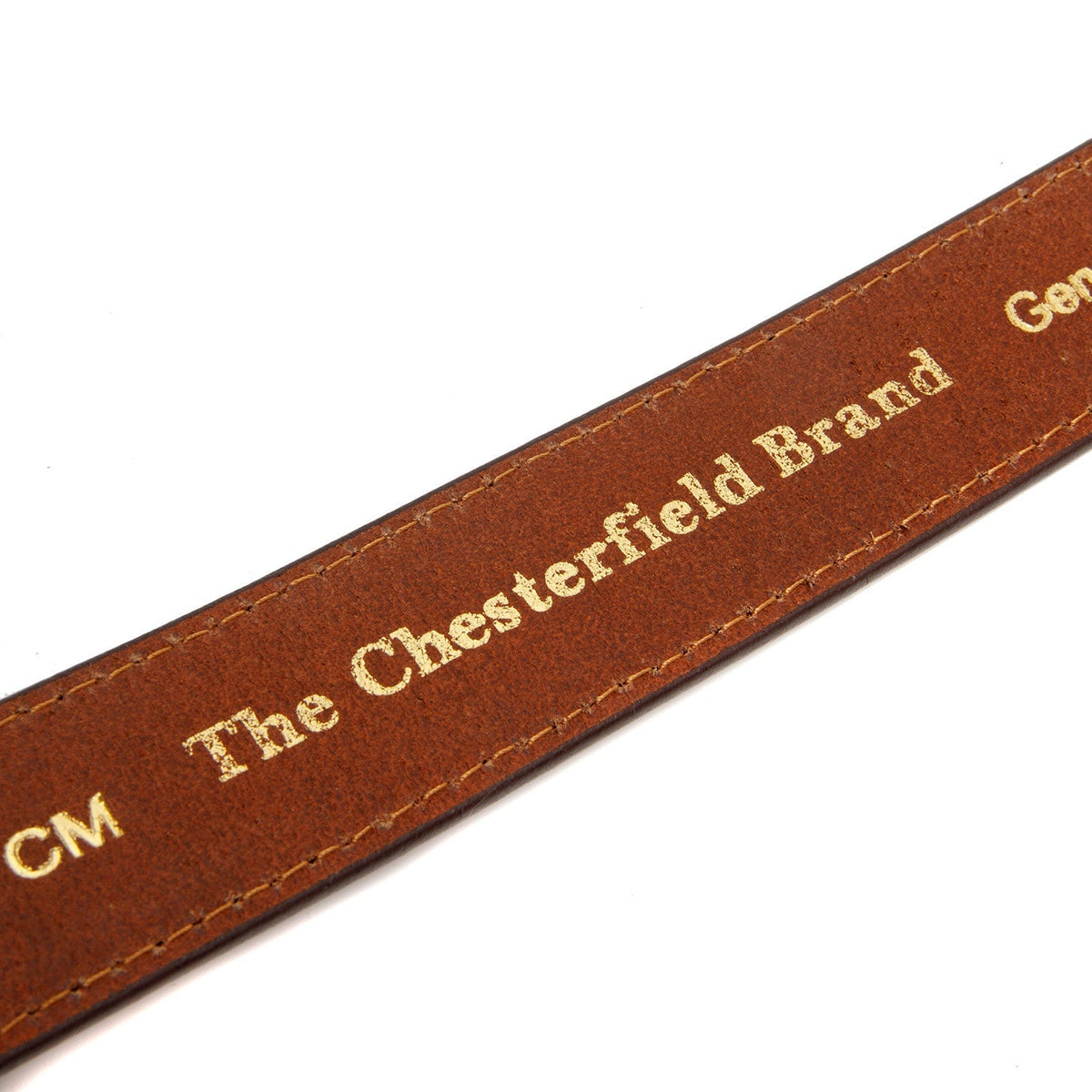 Lichtbruinaro Full-Grain Leather Belt voor Heren – alternate product view 3