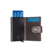Barrea Full-Grain Leather Card Holder voor Dames – alternate product view 3