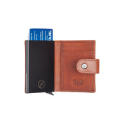 Barrea Full-Grain Leather Card Holder voor Dames – alternate product view 3