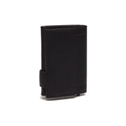 
Classic 100% Full-Grain Leather Card Holder - Achteraanzicht met versterkte leren banden