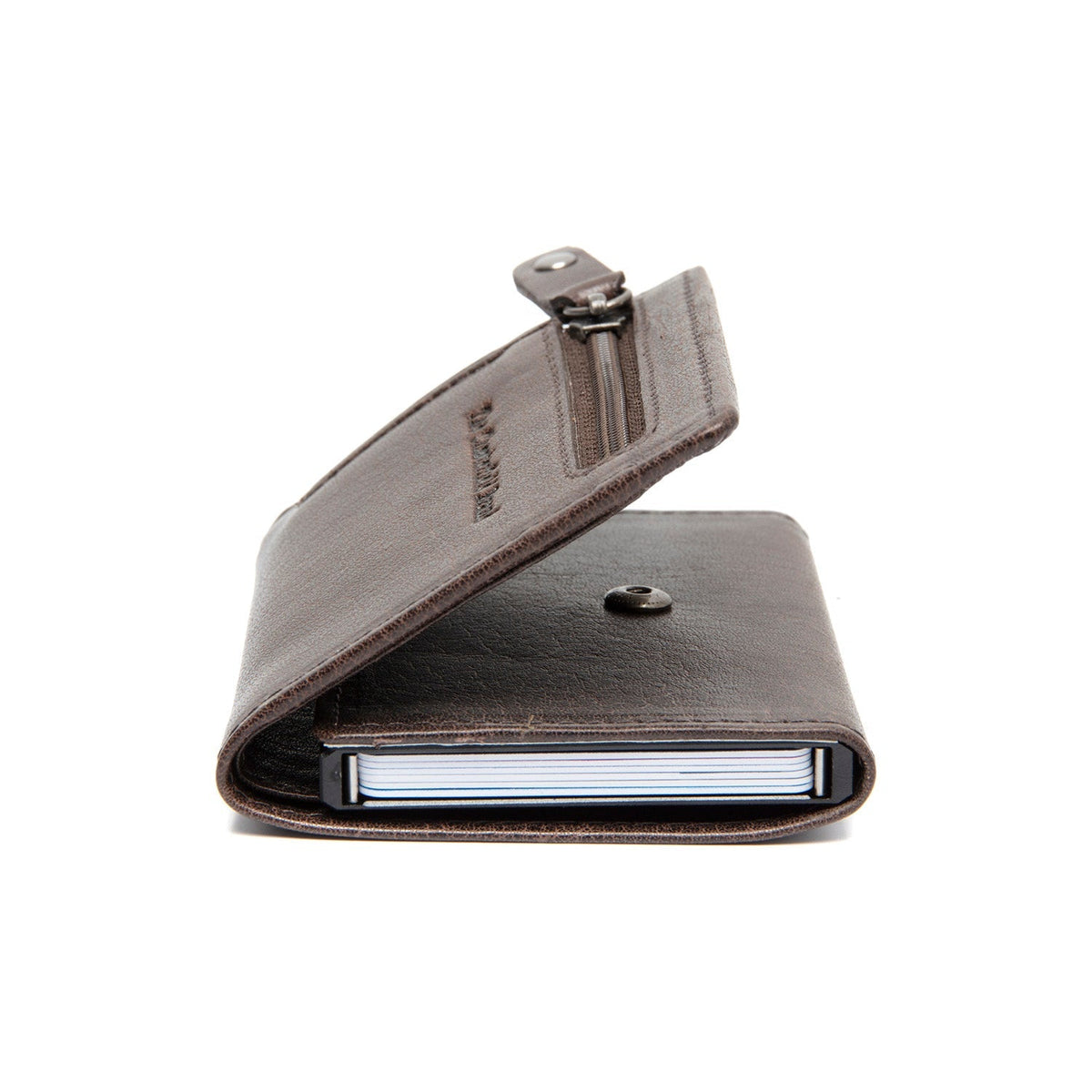 Gabriela Full-Grain Leather Card Holder voor Dames – alternate product view 3