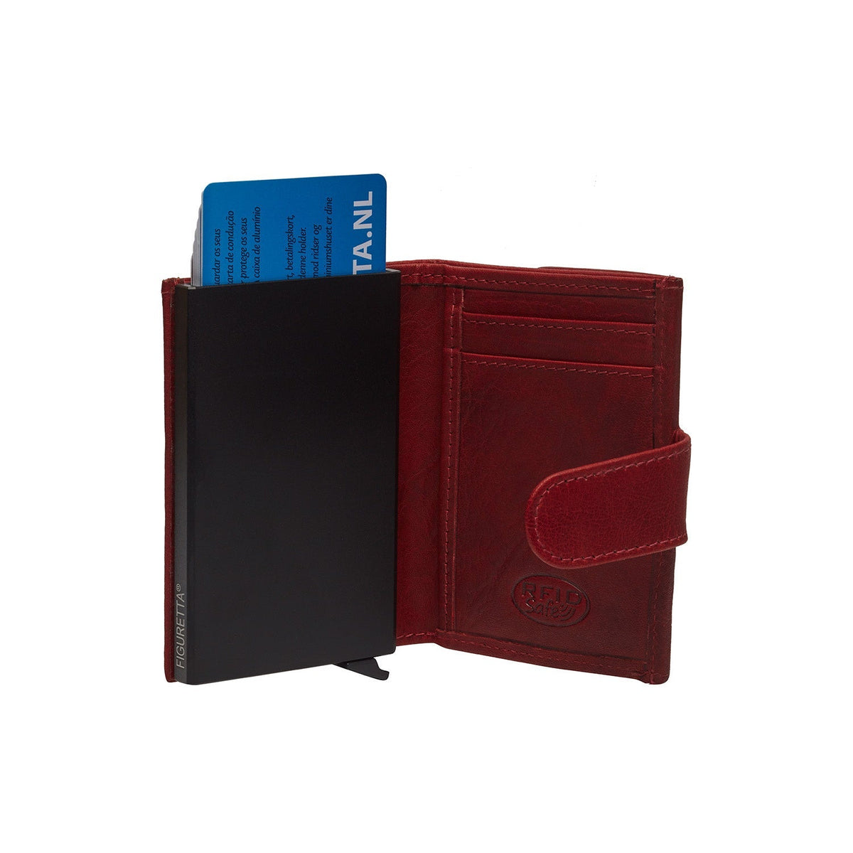Hannover Full-Grain Leather Card Holder voor Dames – alternate product view 3