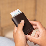 Lancaster Full-Grain Leather Card Holder voor Dames – alternate product view 2