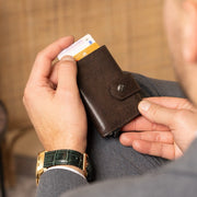 Larino Full-Grain Leather Card Holder voor Dames – alternate product view 2