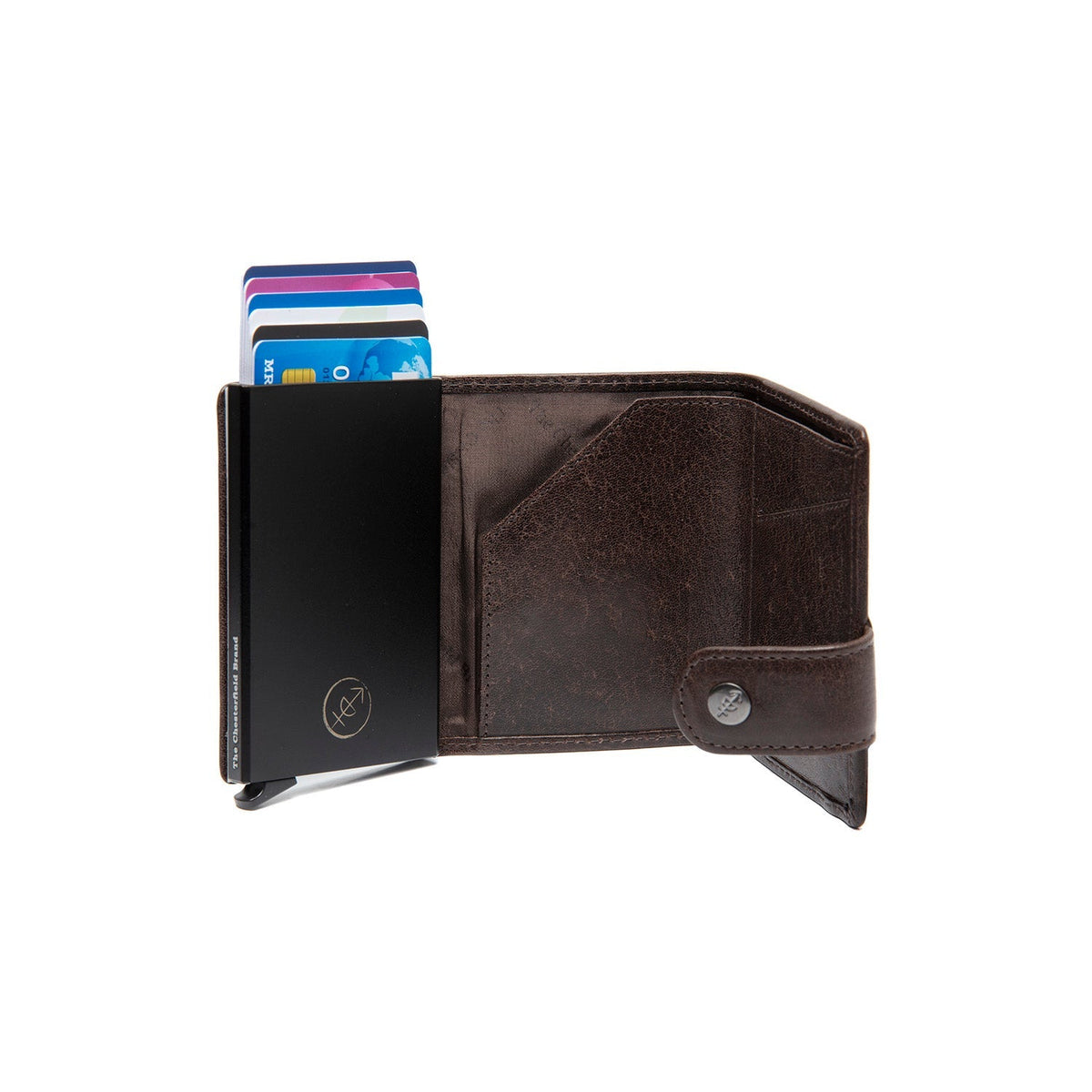 Larino Full-Grain Leather Card Holder voor Dames – alternate product view 3