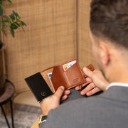 Larino Full-Grain Leather Card Holder voor Dames – alternate product view 3