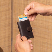 Leipzig Full-Grain Leather Card Holder voor Dames – alternate product view 2