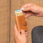 Leipzig Full-Grain Leather Card Holder voor Dames – alternate product view 2