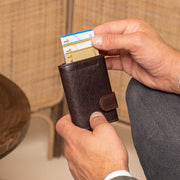 Mannheim Full-Grain Leather Card Holder voor Dames – alternate product view 2
