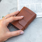 Mannheim Full-Grain Leather Card Holder voor Dames – alternate product view 2