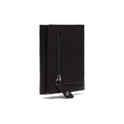 Solid Antique Brass Hardware &amp; Heavy-Duty Dual Zipper Detail on Paris Full-Grain Leather Card Holder voor Dames