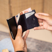 Paris Full-Grain Leather Card Holder voor Dames – alternate product view 3