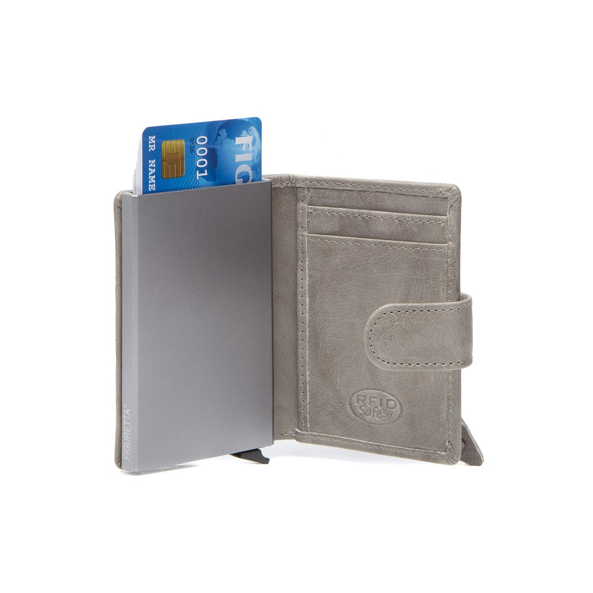 Prague Full-Grain Leather Card Holder voor Dames – alternate product view 3