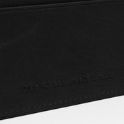 Solid Antique Brass Hardware &amp; Heavy-Duty Dual Zipper Detail on Leather Card Wallet voor Dames