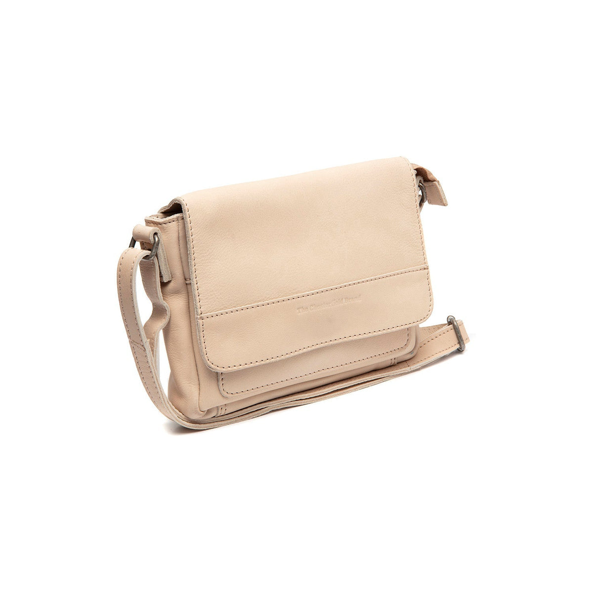 Ann Full-Grain Leather Crossbody Bag voor Dames in Classic 100% Full-Grain Leather - Full Exterior Front Profile View | Buy Online