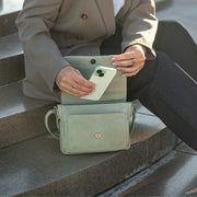 Ann Full-Grain Leather Crossbody Bag voor Dames – alternate product view 3