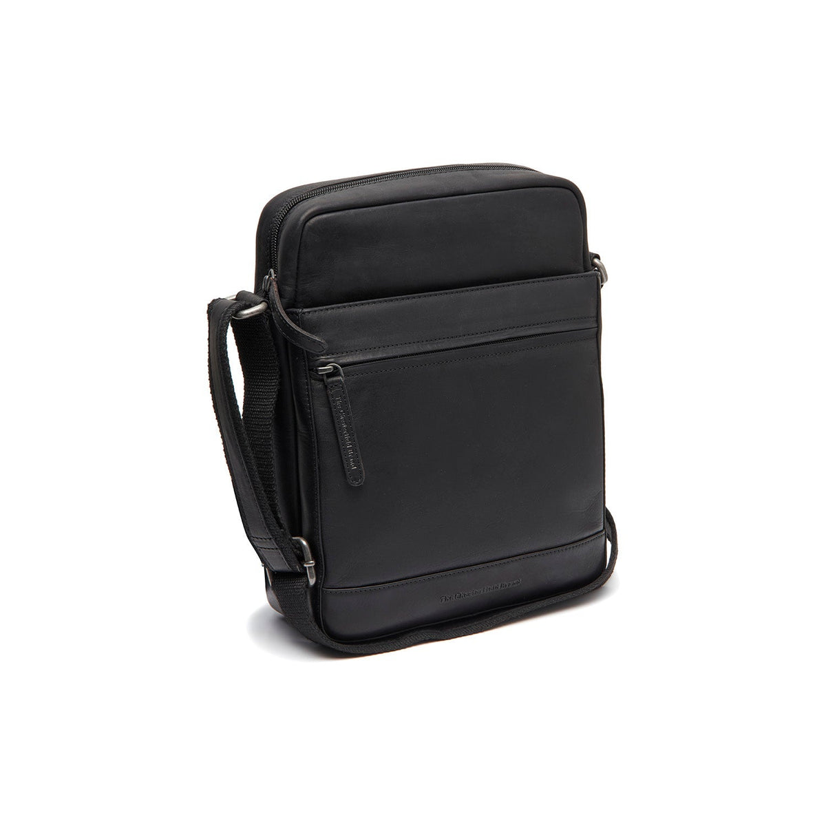 
Anzora Leren crossbodytas in klassiek 100% volnerfleer - Full Exterior Vooraanzicht & getailleerd silhouet | Online kopen