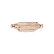 Solid Antique Brass Hardware &amp; Heavy-Duty Dual Zipper Detail on Aston Full-Grain Leather Crossbody Bag voor Dames