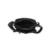Birmingham Full-Grain Leather Crossbody Bag voor Heren - Structured Side Profile Showing Gusset Depth &amp; Expansion Capacity