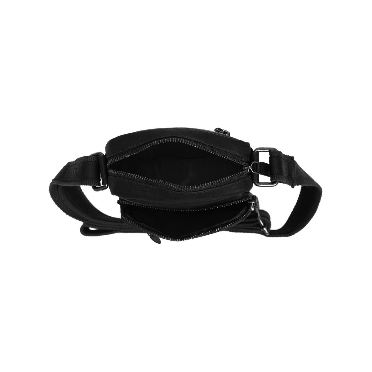 
Bremen Leren crossbodytas - Gestructureerd zijprofiel met vouwdiepte & volume