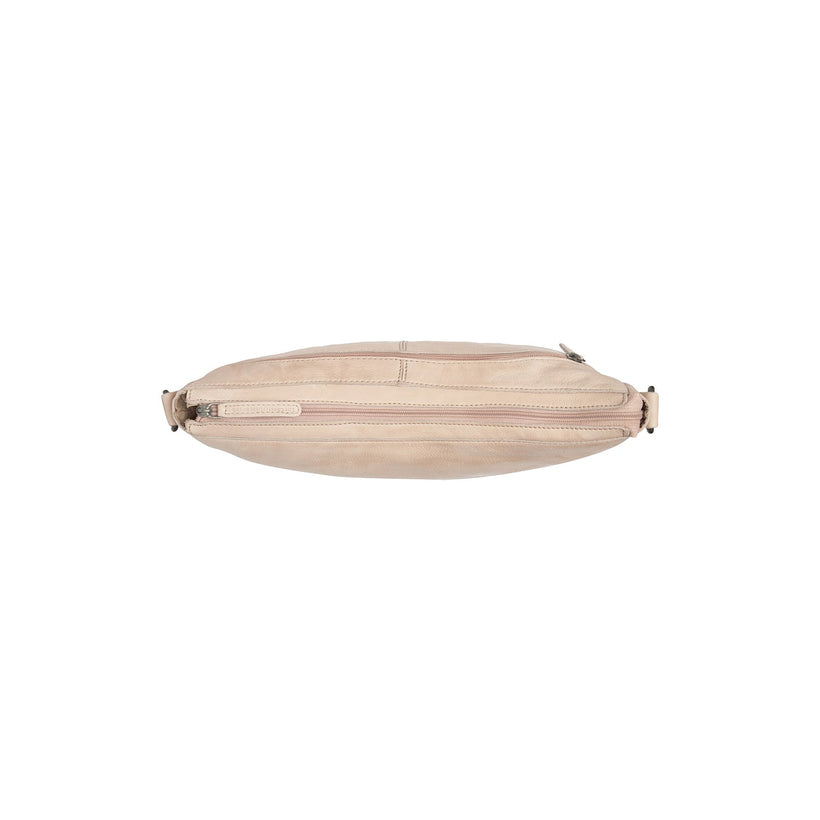 Clarita Full-Grain Leather Crossbody Bag voor Dames