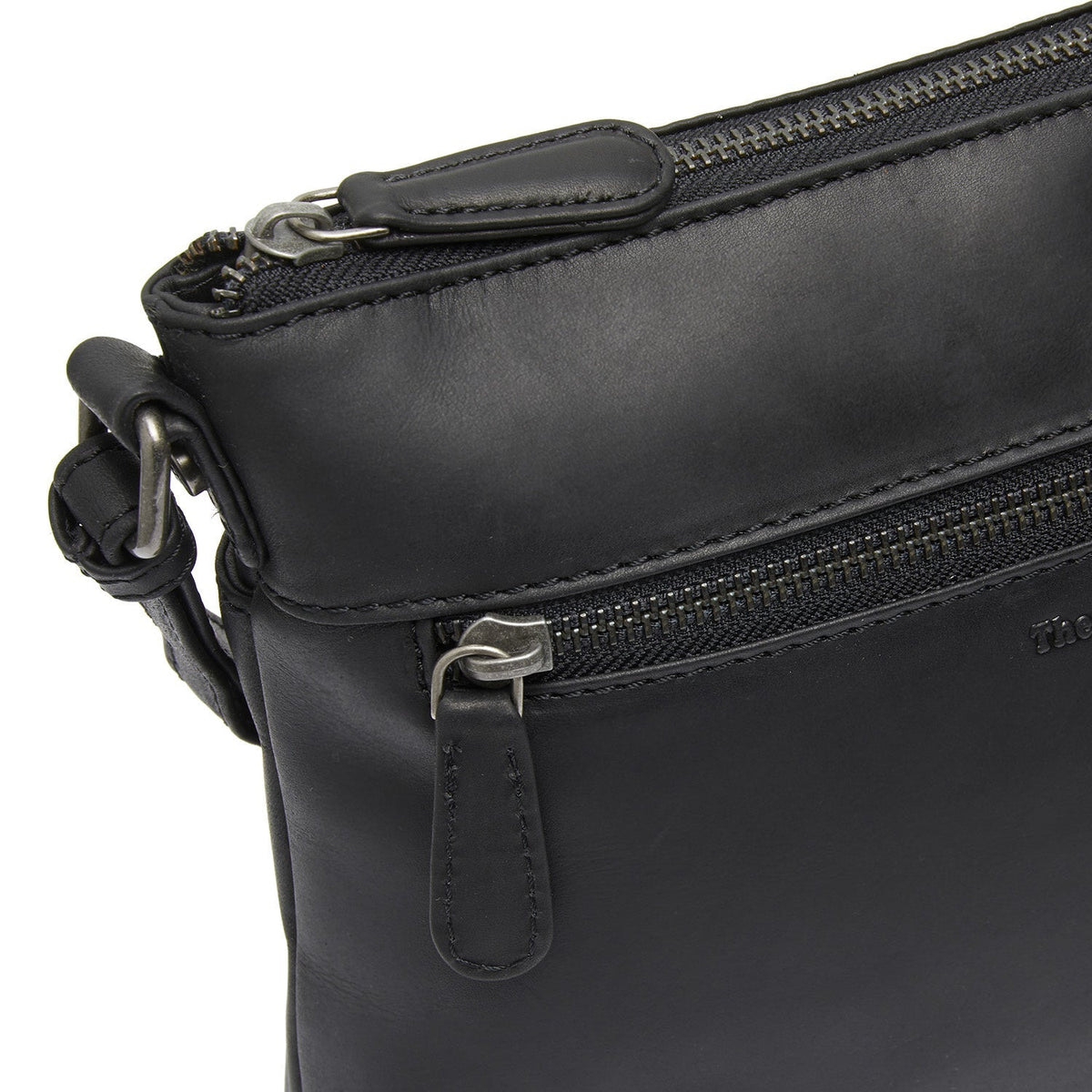 
Classic 100% Full-Grain leather Bag - Achteraanzicht met versterkte leren banden