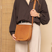 Everglades Full-Grain Leather Crossbody Bag voor Dames – alternate product view 3