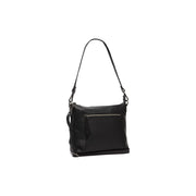 
Faro Leren crossbodytas in klassiek 100% volnerfleer - Full Exterior Vooraanzicht & getailleerd silhouet | Online kopen