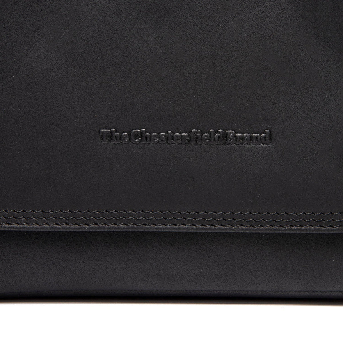 
Classic 100% Full-Grain leather Bag - Achteraanzicht met versterkte leren banden
