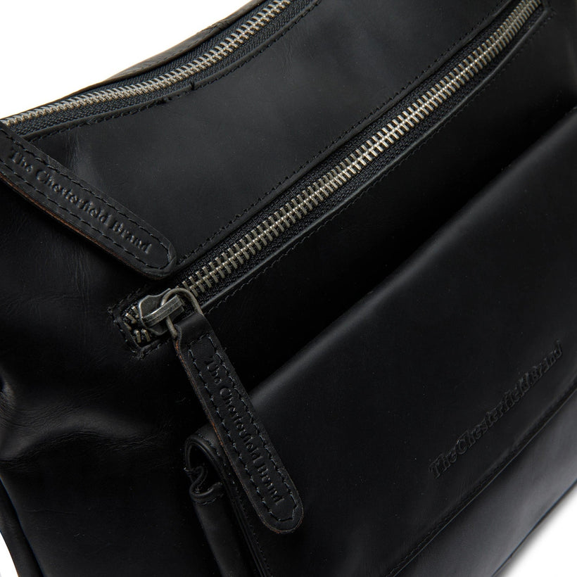 Hailey Full-Grain Leather Crossbody Bag voor Dames