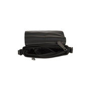 Solid Antique Brass Hardware &amp; Heavy-Duty Dual Zipper Detail on Lucian Full-Grain Leather Crossbody Bag voor Dames