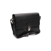 Lunor Full-Grain Leather Crossbody Bag voor Dames in Classic 100% Full-Grain Leather - Full Exterior Front Profile View | Buy Online