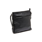 
Lunton Leren crossbodytas in klassiek 100% volnerfleer - Full Exterior Vooraanzicht & getailleerd silhouet | Online kopen