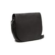 Millie Full-Grain Leather Crossbody Bag voor Dames in Classic 100% Full-Grain Leather - Full Exterior Front Profile View | Buy Online