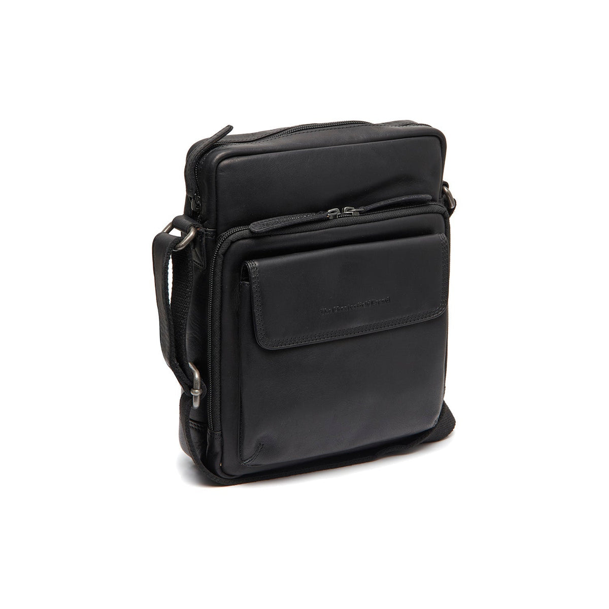 
Montira Leren crossbodytas in klassiek 100% volnerfleer - Full Exterior Vooraanzicht & getailleerd silhouet | Online kopen