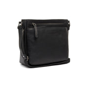 
Mumbai Leren crossbodytas in klassiek 100% volnerfleer - Full Exterior Vooraanzicht & getailleerd silhouet | Online kopen