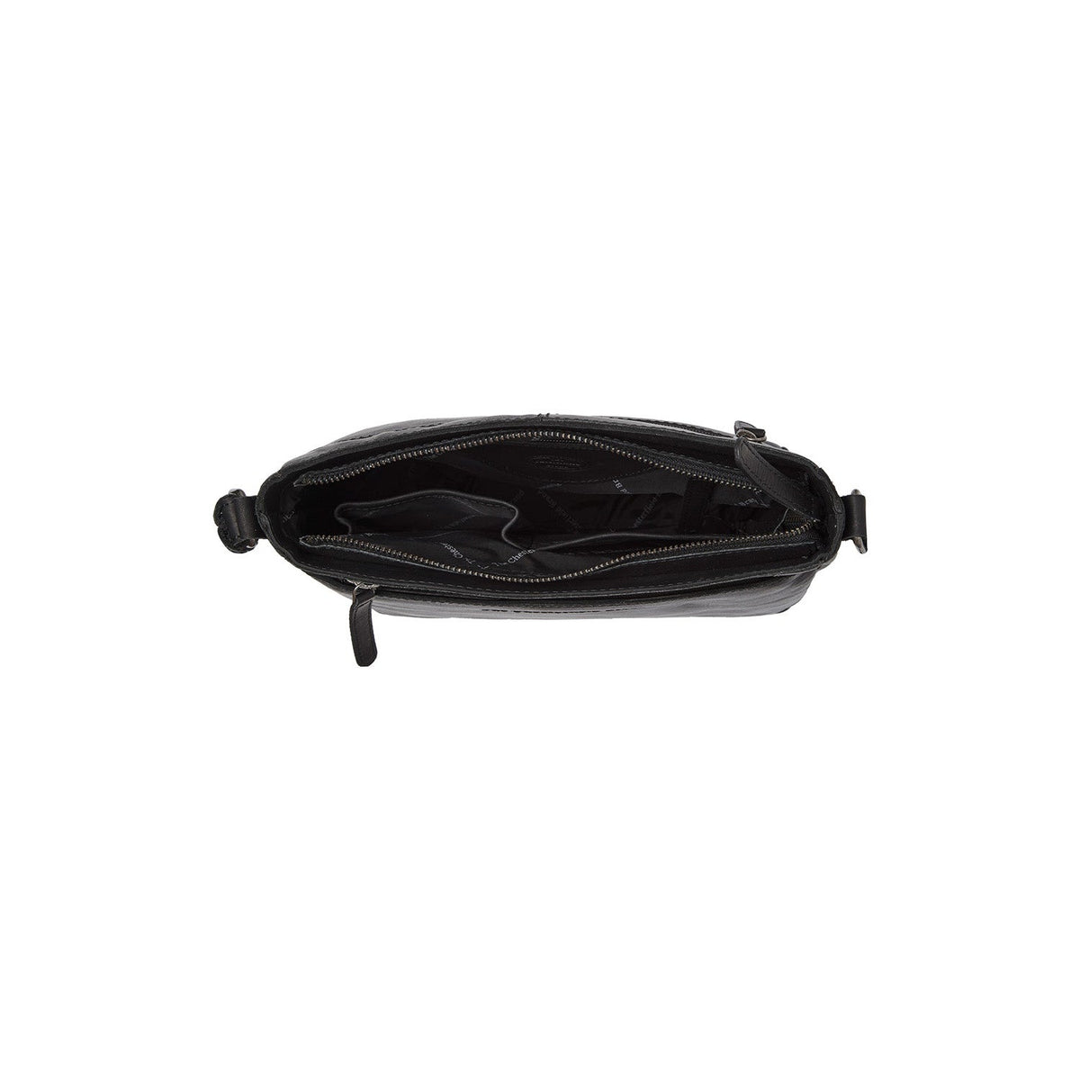 
Mumbai Leren crossbodytas - Gestructureerd zijprofiel met vouwdiepte & volume