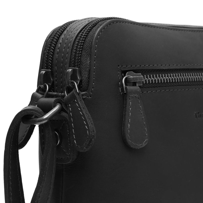 Nebraska Full-Grain Leather Crossbody Bag voor Dames
