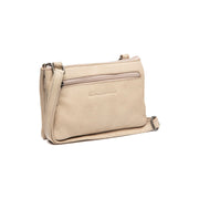 Osaka Full-Grain Leather Crossbody Bag voor Dames in Classic 100% Full-Grain Leather - Full Exterior Front Profile View | Buy Online