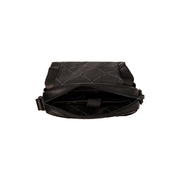 Solid Antique Brass Hardware &amp; Heavy-Duty Dual Zipper Detail on Raphael Full-Grain Leather Crossbody Bag voor Heren