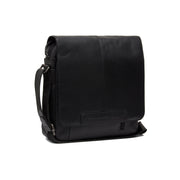 Raphael Full-Grain Leather Crossbody Bag voor Heren in Classic 100% Full-Grain Leather - Full Exterior Front Profile View | Buy Online