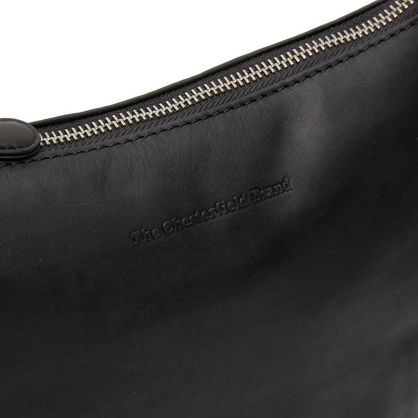 Roodding Full-Grain Leather Crossbody Bag voor Dames