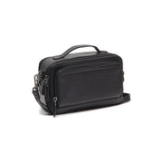 
Rovon Leren crossbodytas in klassiek 100% volnerfleer - Full Exterior Vooraanzicht & getailleerd silhouet | Online kopen
