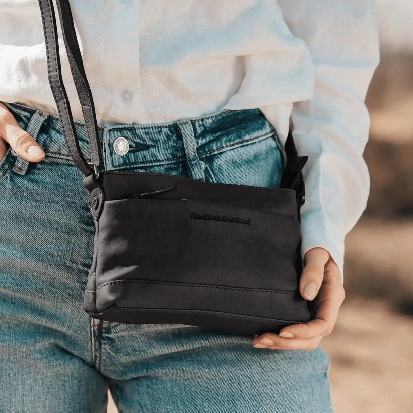 Salerno Full-Grain Leather Crossbody Bag voor Dames